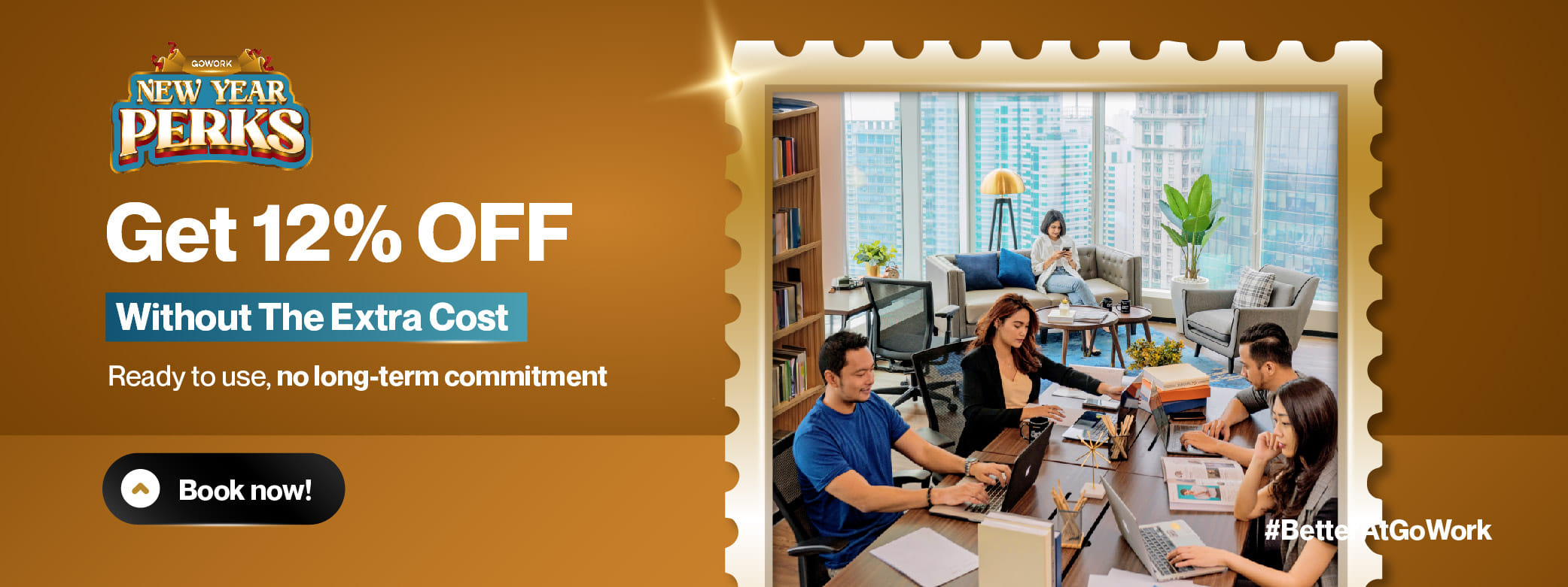 Kejar Deadline di Daily Office GoWork! Booking Sekarang, Dapat Diskon 12%