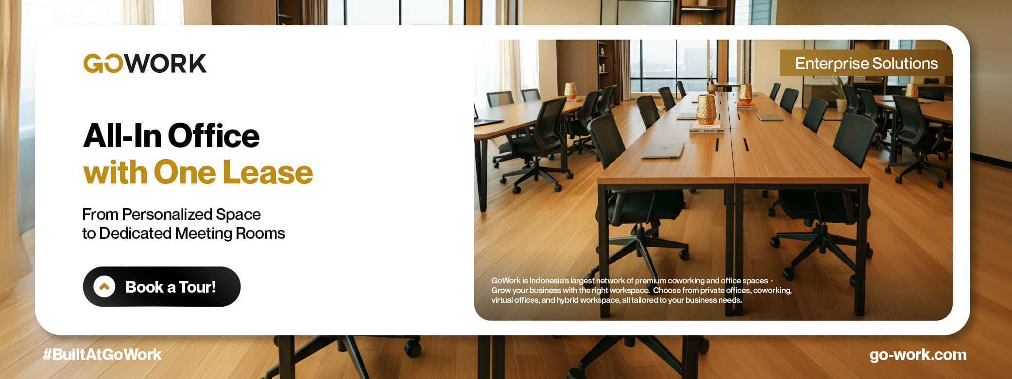 Big Office With Personalized Space and Dedicated Meeting Rooms in One Lease