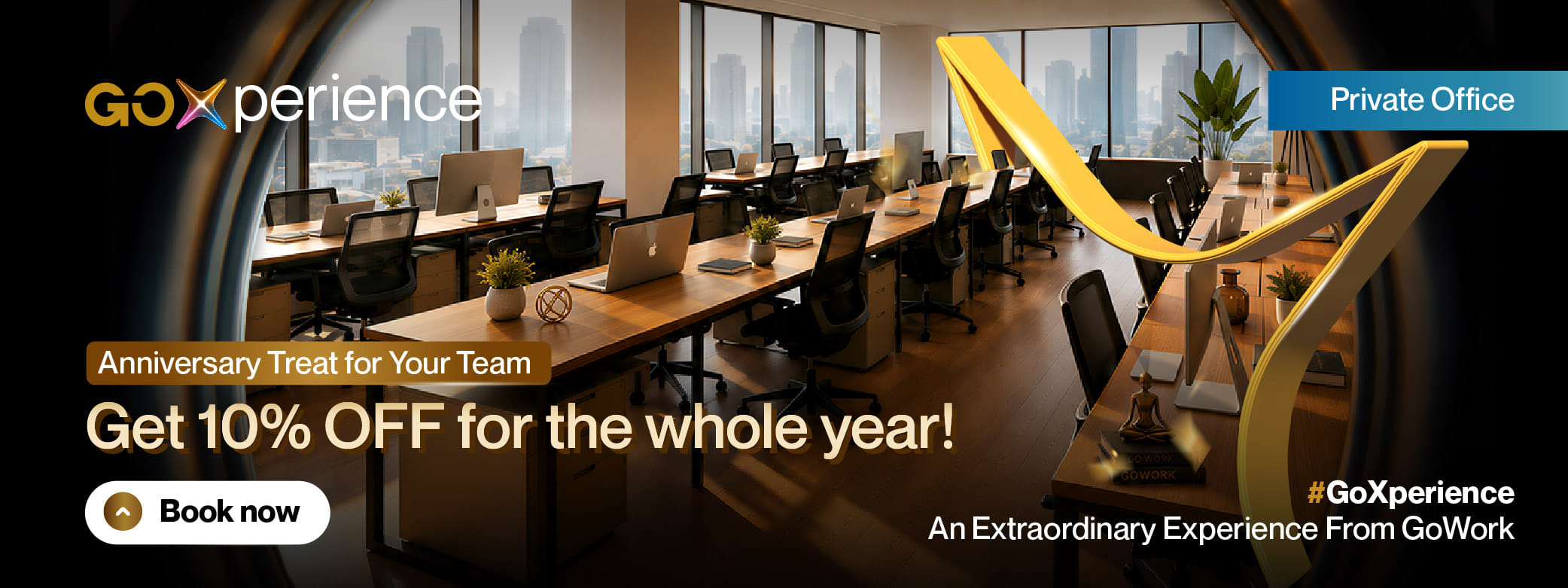Save 10% for 12 Months! Rent A Private Office Jakarta &amp; Get A Discount Throughout Your Contract